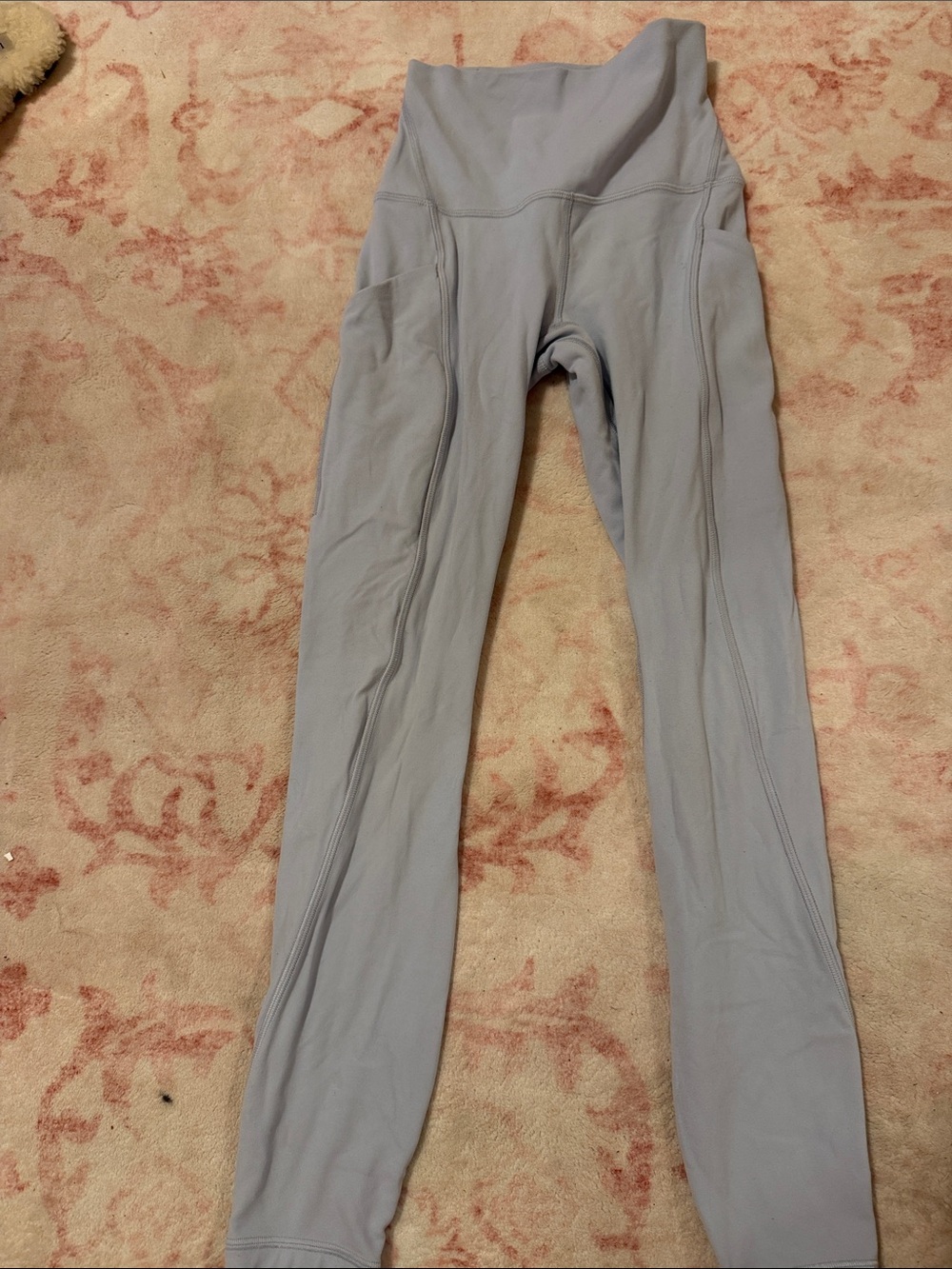 lululemon athletica Girls' Light Gray High-Rise Leggings